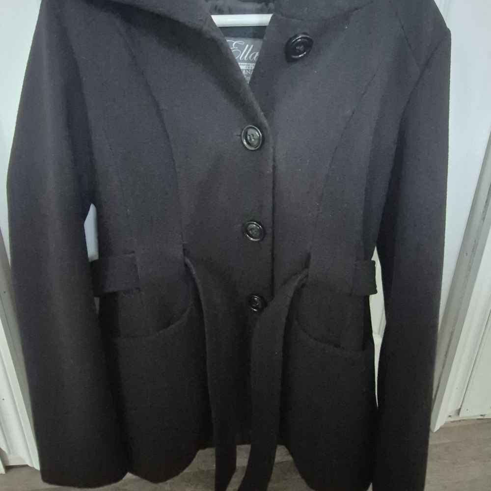 Ellabee Black Women's Dress Coat